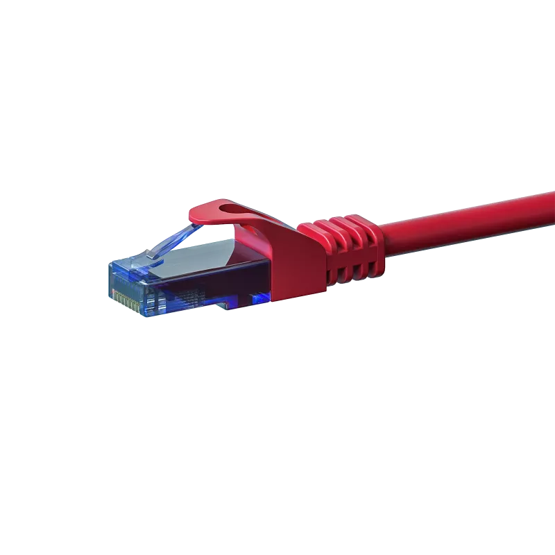 DSIT CAT6a Ethernet Patch Laidas 100% Varis U/UTP 3m Raudonas