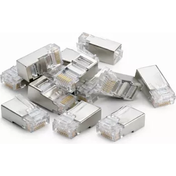 DSIT DANICOM FTP RJ45 Cat5e prakišamasis (pass-through) jungtis, 10 vnt.