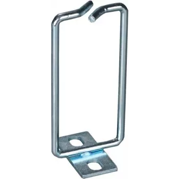 DSIT kabelių žiedas 40 x 80 mm DS-Cablering-2 – juodas plieninis kabelių tvarkymo laikiklis 19 inch stelažams