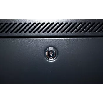 DSIT 22U 19 colių serverio spinta su perforuotomis durimis 600x1200x1200mm juoda