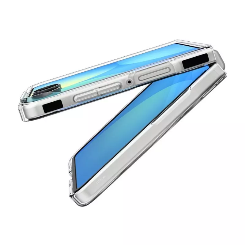 SPIGEN AirSkin MagSafe Galaxy Z Flip 8 dėklas permatomas/baltas