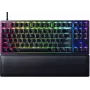 Laidinė optinė žaidimų klaviatūra Razer Huntsman V2 Tenkeyless, Clicky Purple jungikliai, šiaurietiškas išdėstymas, RGB, juoda (RZ03-03941300-R3N1)