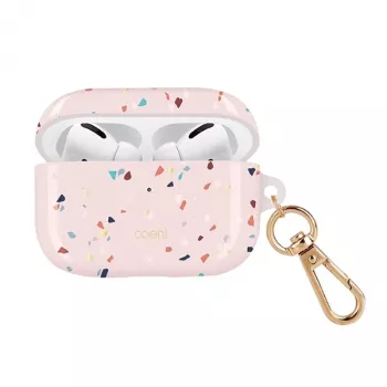 UNIQ Coehl Terrazzo dėklas Apple AirPods Pro – rožinės spalvos