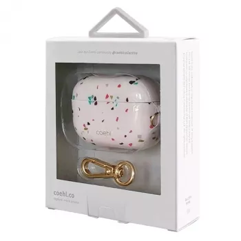 UNIQ Coehl Terrazzo dėklas Apple AirPods Pro – rožinės spalvos