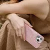 UNIQ Coehl Terrazzo dėklas, skirtas iPhone 14 Plus / 15 Plus, koralų rožinė
