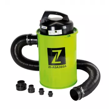 Zipper ZI-ASA305A 1100W medžio dulkių siurblys su 100L maišu, 1800 m³/h oro srautu, 1800 Pa vakuumu ir redukcijų rinkiniu