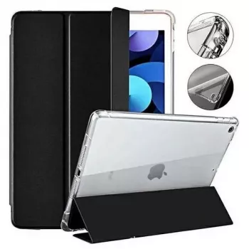 Mercury skaidrus galinis dangtelis iPad Pro 12.9 (2018-2022) ir iPad Air 13 (2024-2026) – juodas rėmelis