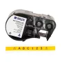 Brady M4C-375-595-YL-BK savaiminio laminavimo vinilo etiketės BMP41/BMP51/BMP53/M511 spausdintuvams, baltos/perpšviečiamos, 25,4 mm x 50,8 mm, 6,4 m rulonas