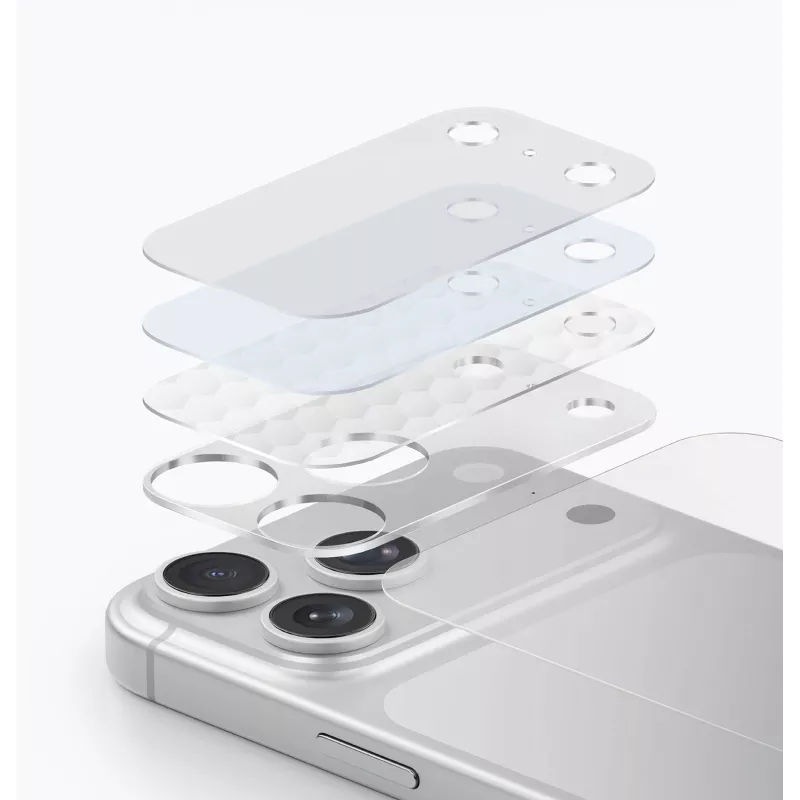 UNIQ Optix Aeroshield+ fotoaparato modulio apsauga, skirta iPhone 17 Pro Max, permatoma