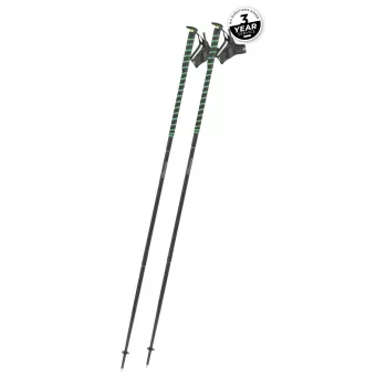 Komperdell FXP Composite Trail Running lazdos – žalios, 120 cm