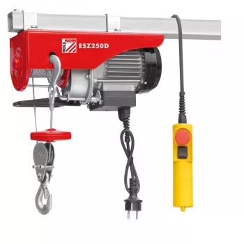 HOLZMANN MASCHINEN ESZ250D-230V elektrinis trosinis keltuvas 250 kg dviguba linija / 125 kg viena linija, 230 V