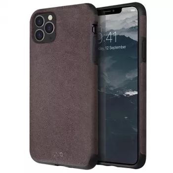 UNIQ Sueve iPhone 11 Pro dėklas iš skysto silikono, taupe šiltai pilka