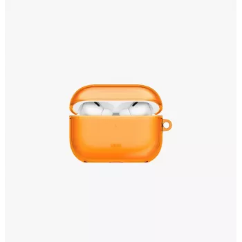 UNIQ Glase Hybrid dėklas, skirtas AirPods Pro 1 ir 2 kartos - oranžinis