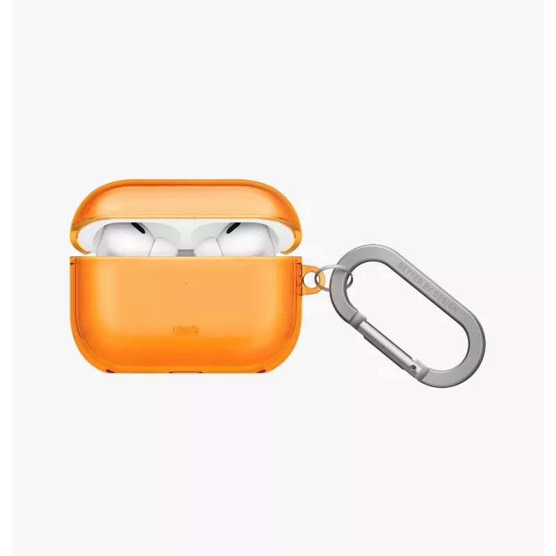 UNIQ Glase dėklas AirPods Pro 3, oranžinis