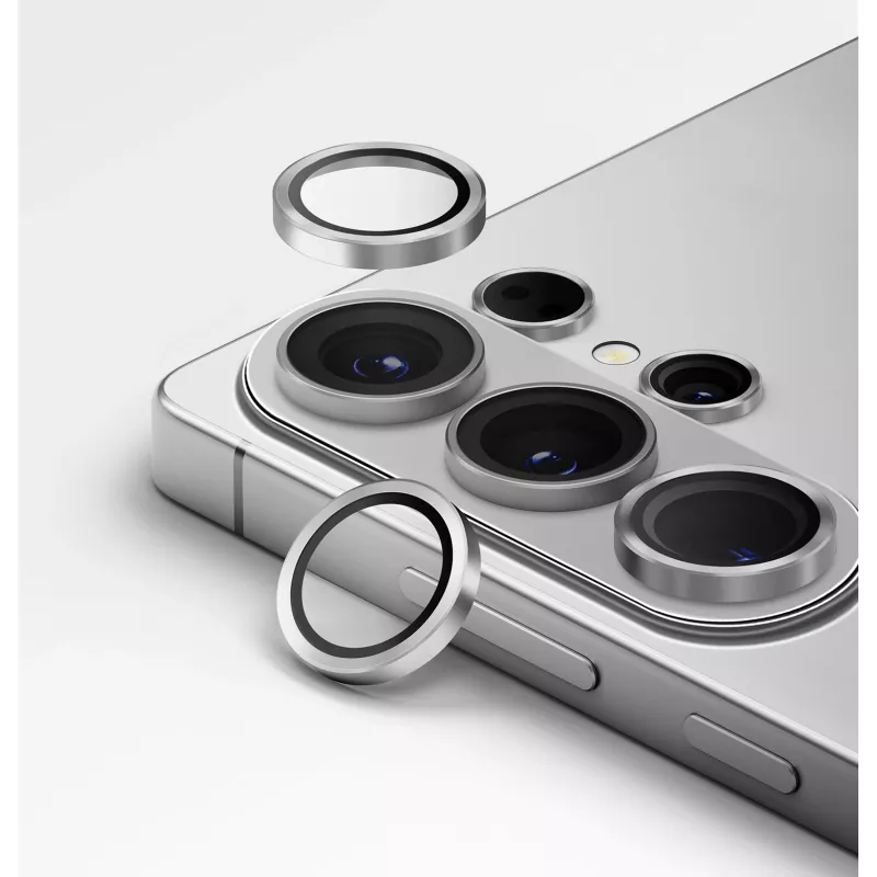 UNIQ Optix Aluminium fotoaparato objektyvo apsauga, skirta Samsung Galaxy S26 Ultra, sidabrinė
