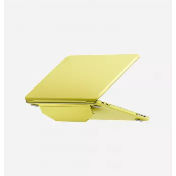 UNIQ Lyden Versa dėklas, skirtas MacBook 13 inch geltonas - 2-in-1 apsauginis aplankalas su stovu