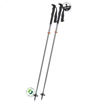 Komperdell FX Lite TI Vario sudedamos trekingo lazdos, aliuminis 7075-T6, FX Lite sulankstymo mechanizmas, Powerlock 3.0, sulankstytų ilgis 41 cm