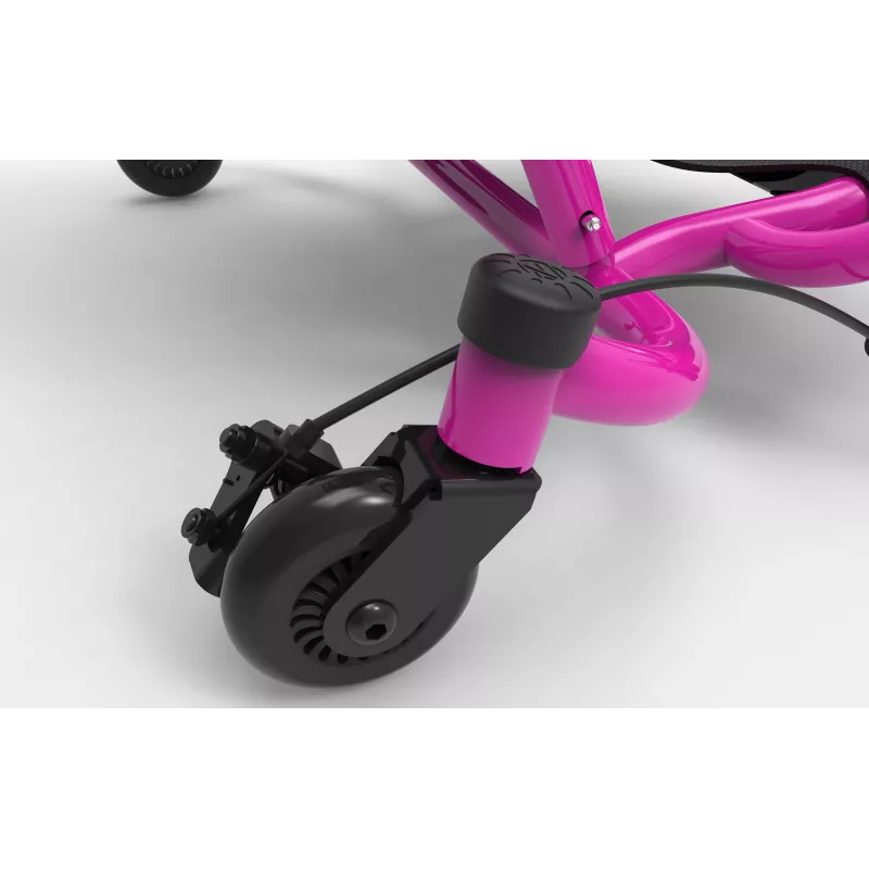 EzyRoller Spinner X Pink 360° sukamas važinėjimo žaislas vaikams nuo 4 iki 12 metų