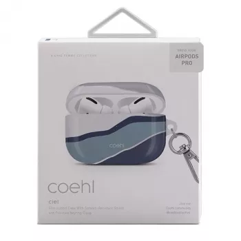 UNIQ Coehl Ciel apsauginis dėklas, skirtas AirPods Pro - Twilight Blue