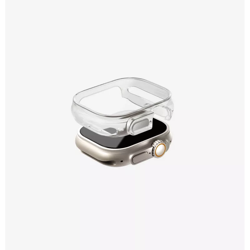UNIQ Garde apsauginis dėklas, skirtas Apple Watch Ultra / Ultra 2 / Ultra 3 (49 mm) – dūminė pilka