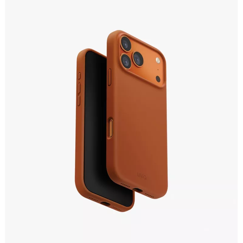 UNIQ Lino MagClick apsauginis dėklas su magnetiniu įkrovimu, skirtas iPhone 17 Pro Max - rožinis