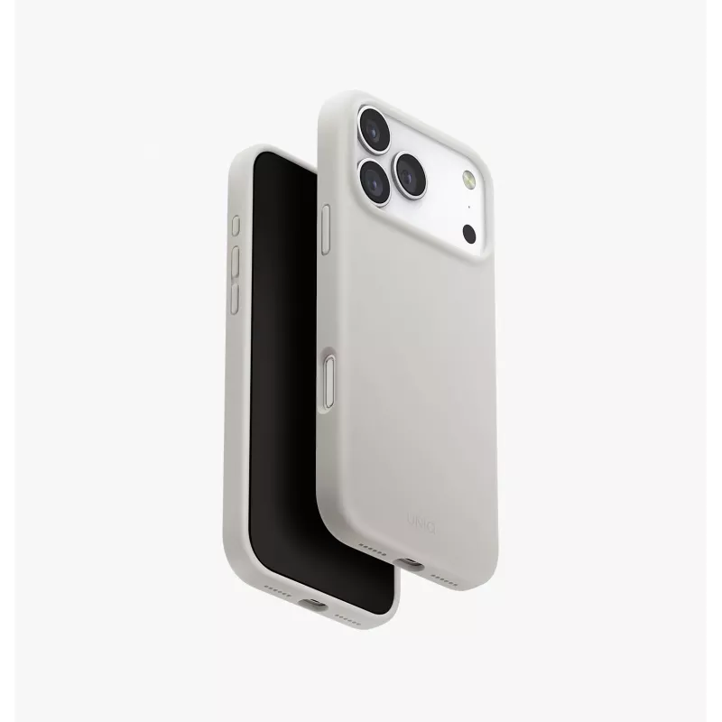 UNIQ Lino MagClick apsauginis dėklas su magnetiniu įkrovimu, skirtas iPhone 17 Pro Max - rožinis