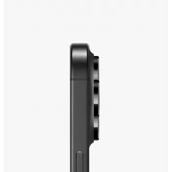 UNIQ Optix aliuminio fotoaparato objektyvo apsauga, skirta iPhone 17 - juoda