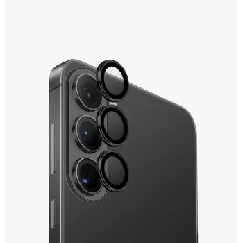 UNIQ Optix Aliuminio fotoaparato objektyvo apsauga, skirta Samsung Galaxy S26 / S26+ - sidabrinė