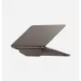 UNIQ Lyden Versa kietas folio dėklas, skirtas MacBook Air 13 inch (M2 2022 / M3 2024 / M4 2025 / M5 2026), pilkas
