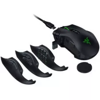 Razer Naga V3 Pro belaidė žaidimų pelė, 8000 Hz – juoda