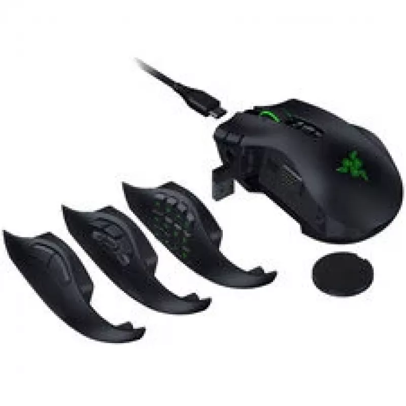 Razer Naga V3 Pro belaidė žaidimų pelė, 8000 Hz – juoda