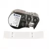 BRADY M4-203-RO-427 besisukanti savaiminio laminavimo etikečių kasetė DYMO XTL – 24 mm x 4 m, juoda ant baltos/skaidrios, pramoninis poliesteris