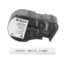 Brady M4C-250-7641 savaiminio laminavimo vinilo laidų žymekliai BMP51/BMP53, 38,1 mm x 19,05 mm, balti/peršviečiami, 6,4 m rulonas