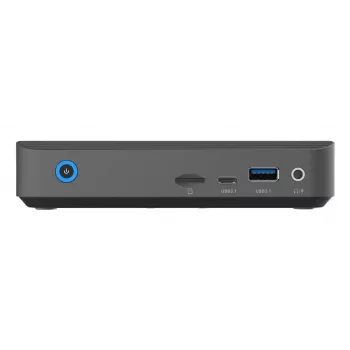 ZOTAC ZBOX CI345 N150 beventilis mini kompiuteris (Barebone) - Intel Celeron N5100, 2x GbE, HDMI/DP/VGA, Wi-Fi 5, be RAM/atminties