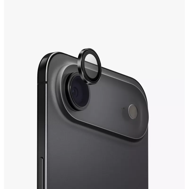 UNIQ Optix Aluminium apsauginis fotoaparato objektyvo dangtelis su aplikatoriumi, skirtas Apple iPhone Air, auksinis