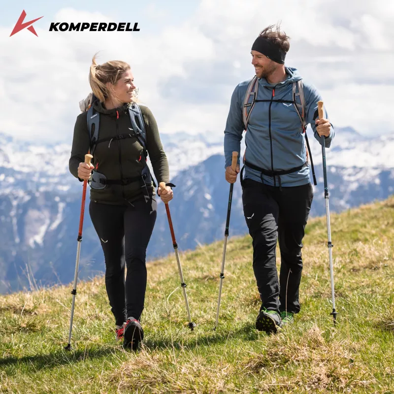 Komperdell Ridgehiker Zero trekkingo lazdos - tamsiai mėlynos