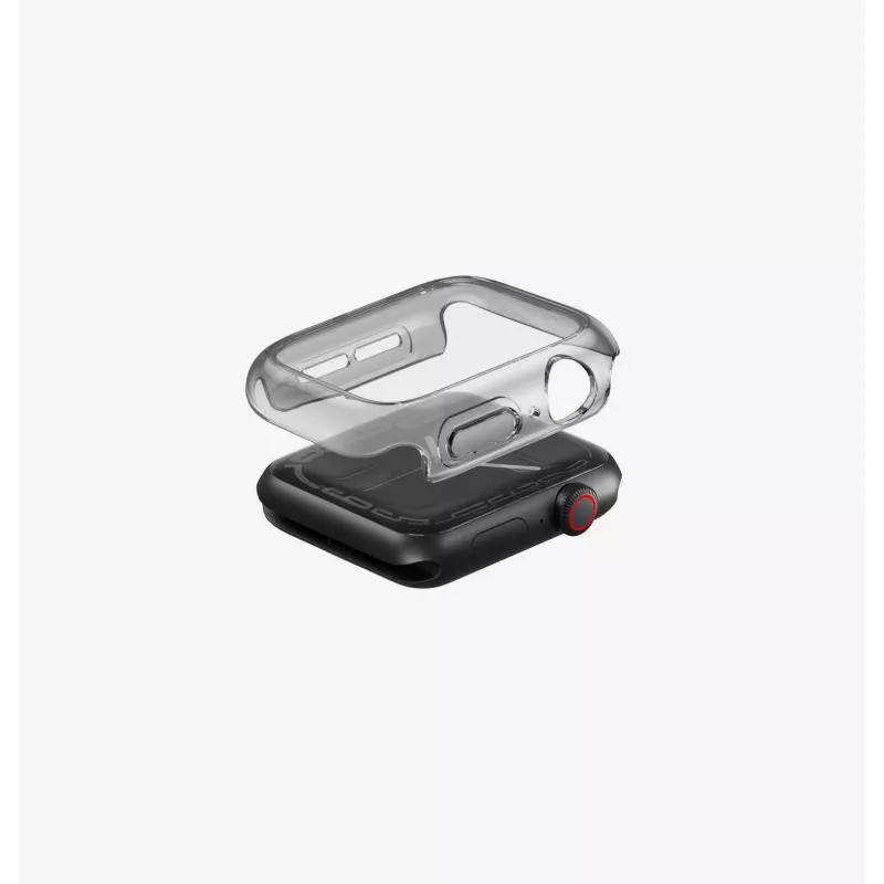 UNIQ Garde skaidrus hibridinis dėklas Apple Watch Series 7/8/9 41mm