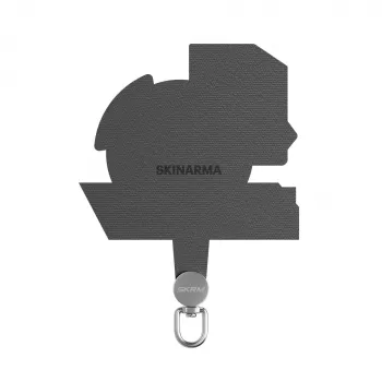 SKINARMA Ekho Universal Lanyard Adapter Patch pilka spalva