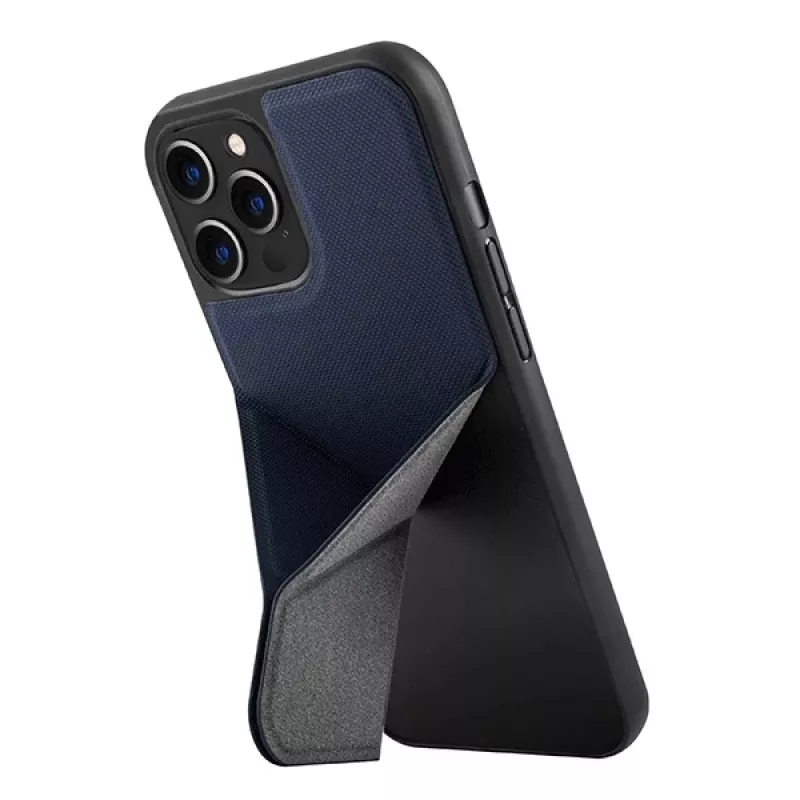UNIQ Transforma Folio dėklas, skirtas iPhone 12 Pro Max – elektrinė mėlyna