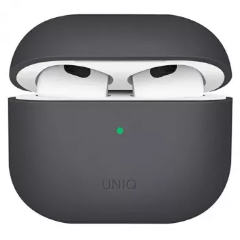 UNIQ Lino AirPods 3 kartos silikoninis dėklas – Ash Grey