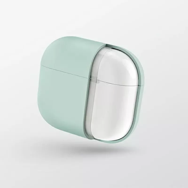 UNIQ Lino AirPods 3 kartos silikoninis dėklas – Ash Grey