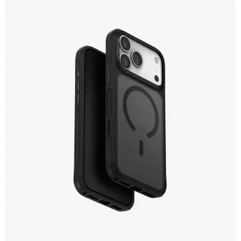 UNIQ Veren MagClick įkrovimo dėklas, skirtas iPhone 17 Pro Max, oranžinis