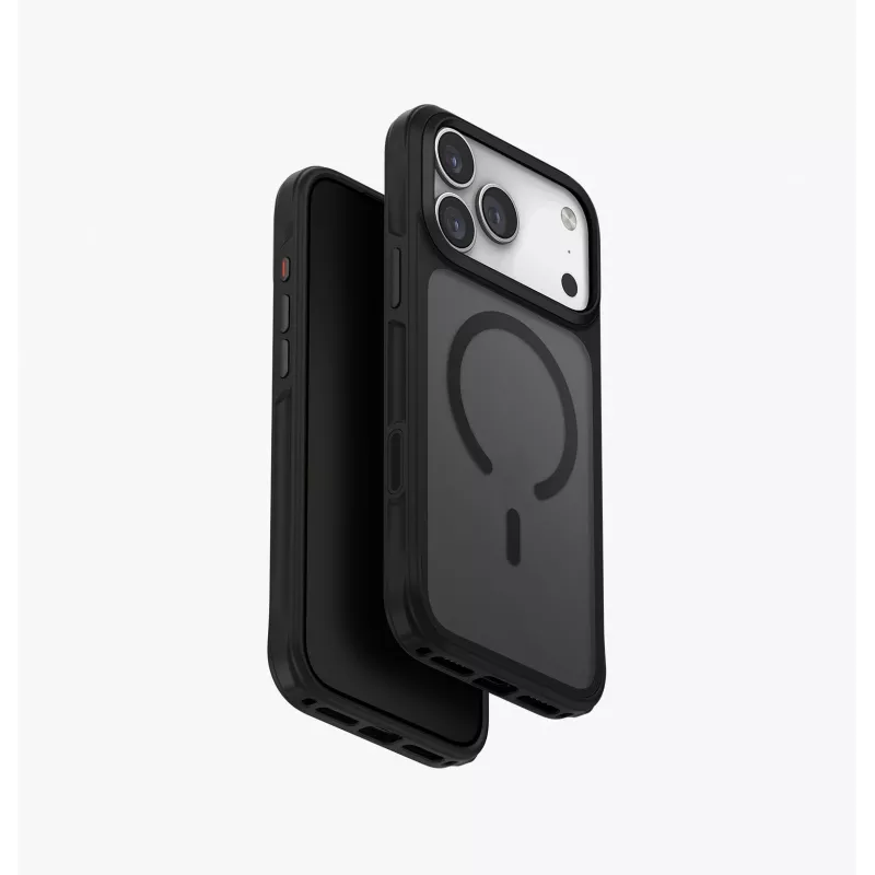 UNIQ Veren MagClick įkrovimo dėklas, skirtas iPhone 17 Pro Max, oranžinis