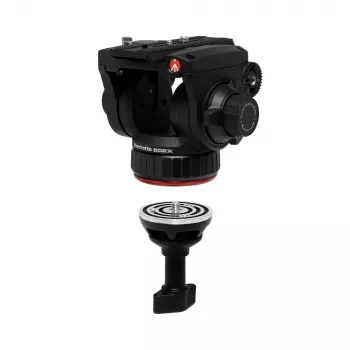 Manfrotto 520BALLSHX 75 mm pusrutulio lyginimo adapteris su trumpa rankena trikojui