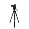 Manfrotto MKONEVA-500X hibridinis foto-vaizdo trikojis su skysčio galvute, 5 sekcijų aliuminio kojos, užveržiamieji fiksatoriai, greitoji kolona, nešiojimo krepšys