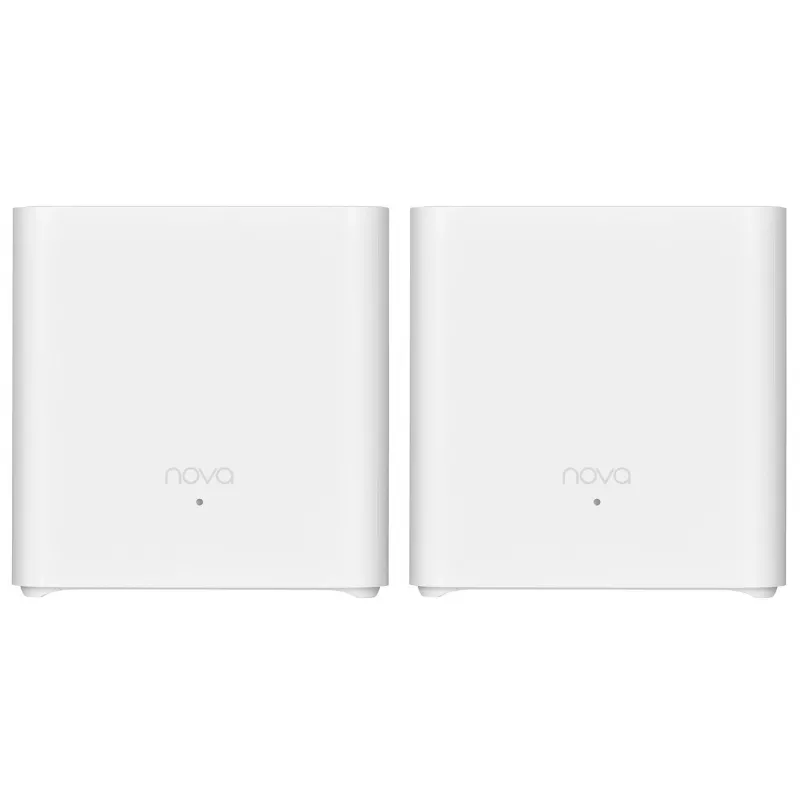 Tenda MX3 (2 vnt.) AX1500 Viso namo „Mesh“ Wi-Fi 6 sistema, dviejų juostų, 2 Gigabit prievadai kiekviename įrenginyje, balta