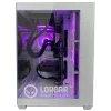 LORGAR ADVANCED A201 žaidimų kompiuteris - AMD Ryzen 5 7500F, GeForce RTX 5060 Ti 16GB, 32GB DDR5, 1TB NVMe SSD, 750W PSU, baltas
