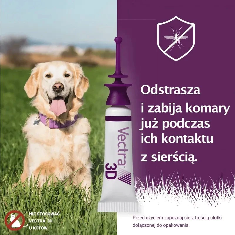 Ceva Vectra 3D šunims, sveriantiems daugiau nei 40 kg, 3 pipetės