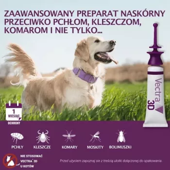 Ceva Vectra 3D lašai ant keteros šunims 10-25 kg, 3 pipetės
