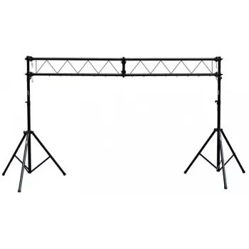 STAND4ME Lighting Ramp DJ Tripod vartai, 3 m santvarų sistema su teleskopiniais stovais, 100 kg apkrova, juoda